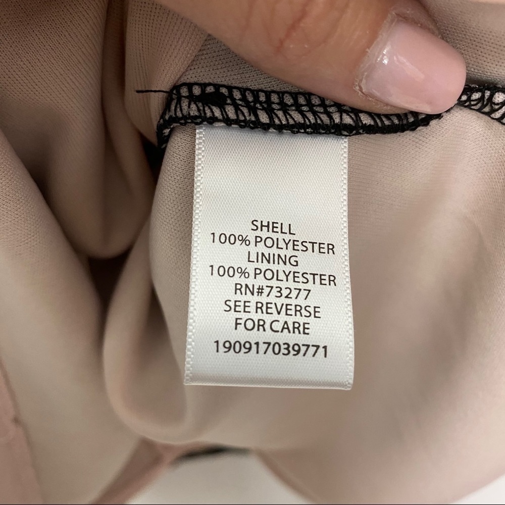 NWT-Candies-Black Semi Sheer Overlay Pink Dress L - Picture 11 of 12